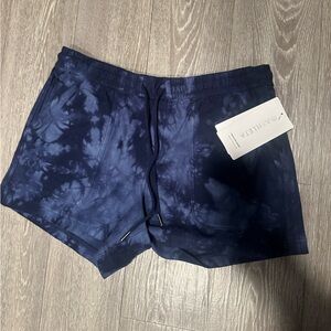 NWT Athleta Navy Tie-Dye Shorts